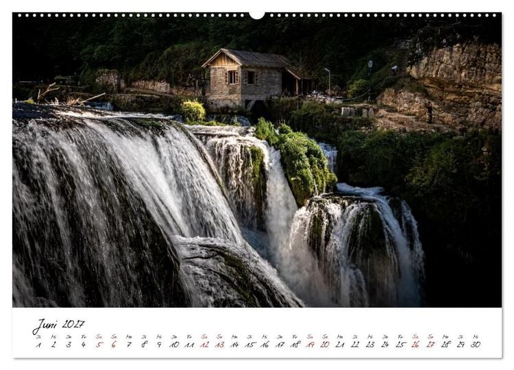 Produktbild: Bosnien-Herzegowina, unber&uuml;hrte Natur und touristische Highlights (hochwertiger Premium Wandkalender 2027 DIN A2 quer), Kunstdruck in Hochglanz