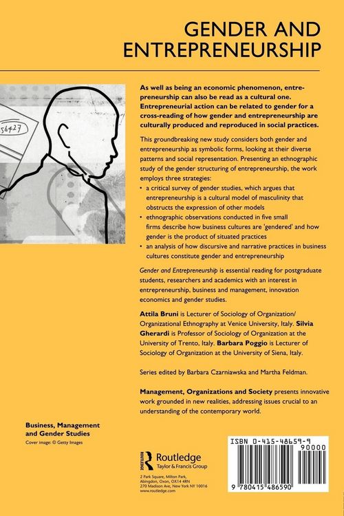 Produktbild: Gender and Entrepreneurship