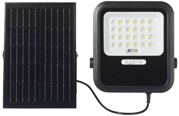 Produktbild: Sygonix SY-6313012 Solar-Wandstrahler 10W Leuchtfarben: Warmwei&szlig;