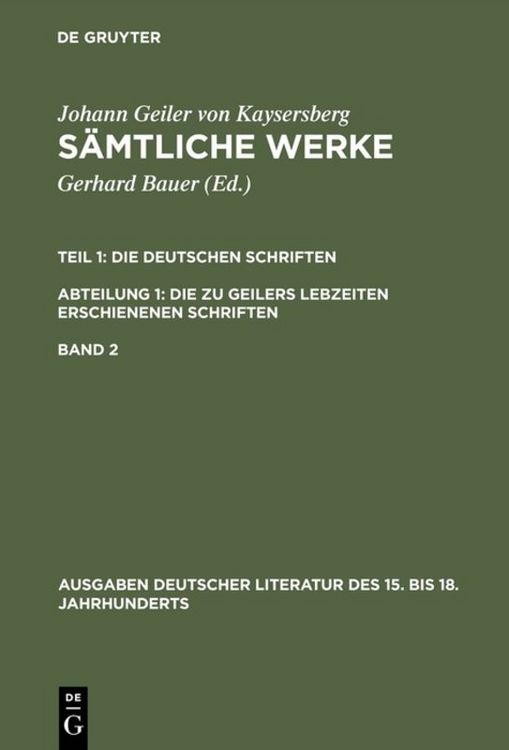 Produktbild: Die deutschen Schriften
