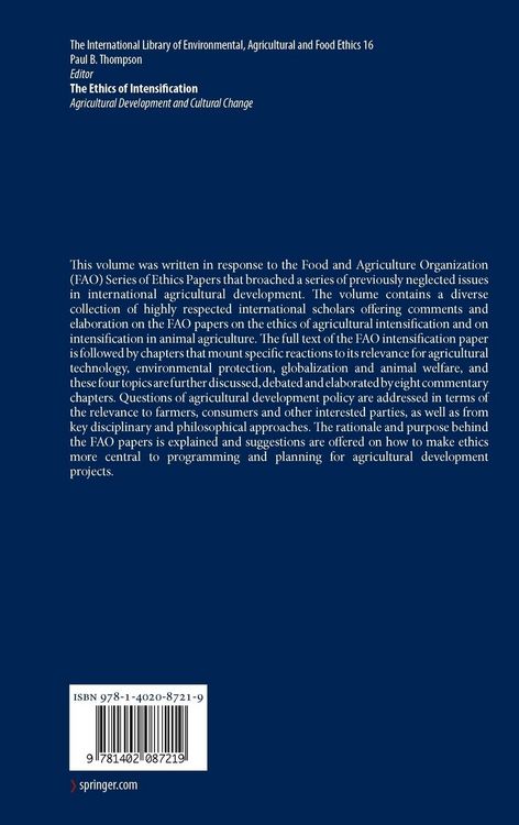 Produktbild: The Ethics of Intensification