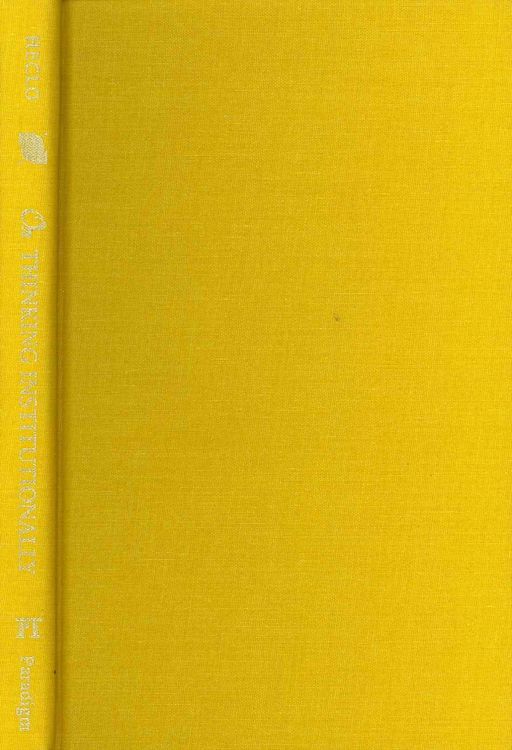 Produktbild: On Thinking Institutionally