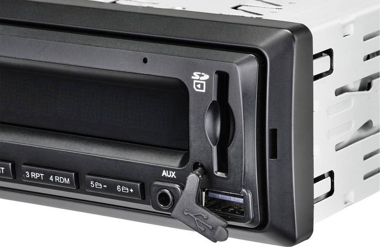 Produktbild: Renkforce RF-4746690 Autoradio inkl. DAB-Antenne, DAB+ Tuner, Bluetooth&reg;-Freisprecheinrichtung
