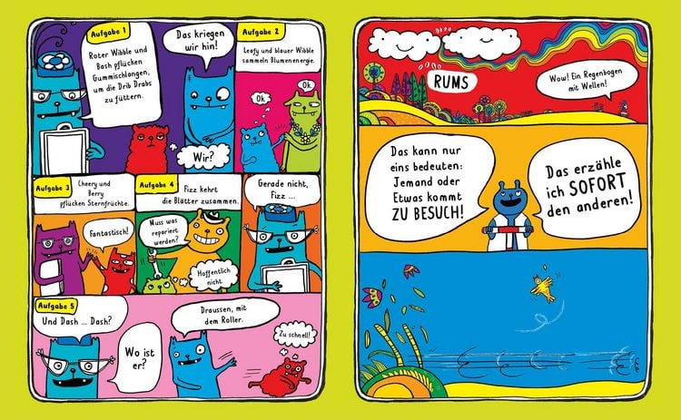 Produktbild: Die Mubbles (Band 1): Das Abenteuer beginnt! Ein Kinder-Comic von Liz Pichon