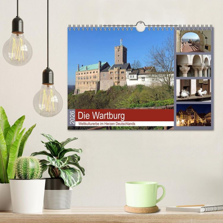 Produktbild: Die Wartburg - Weltkulturerbe im Herzen Deutschlands (Wandkalender 2026 DIN A4 quer), CALVENDO Monatskalender