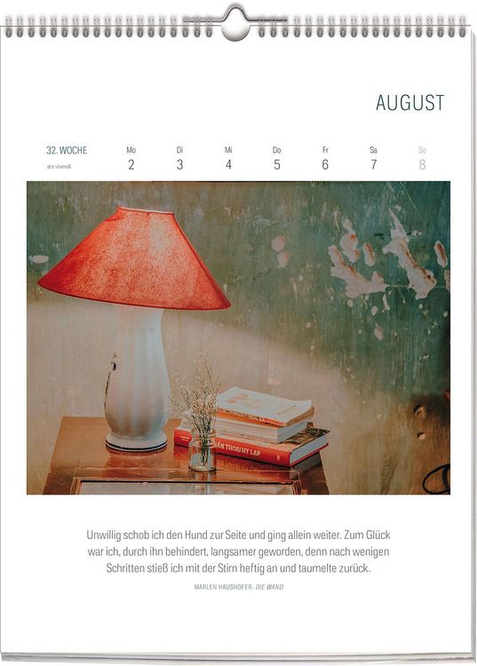 Produktbild: ars vivendi Literatur Kalender 2027