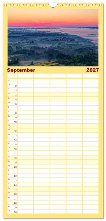 Produktbild: Familienplaner 2027 - Nationalpark Unteres Odertal mit 5 Spalten (Wandkalender, 21 x 45 cm) CALVENDO