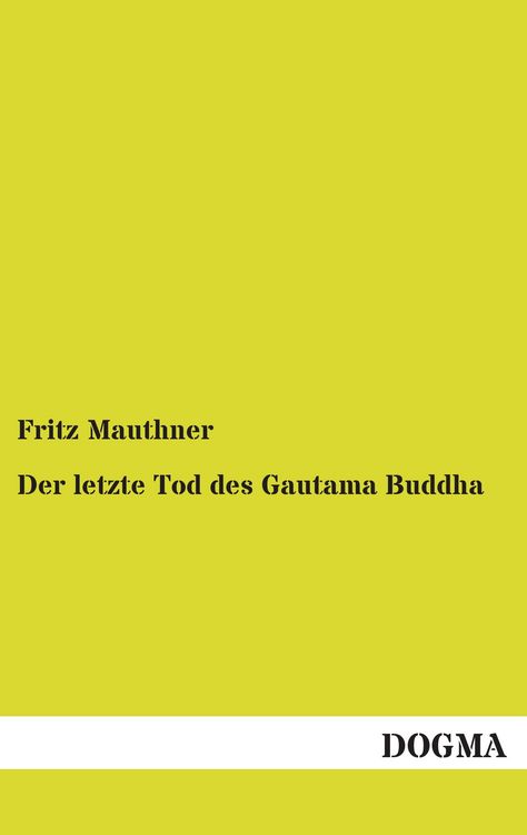 Produktbild: Der letzte Tod des Gautama Buddha