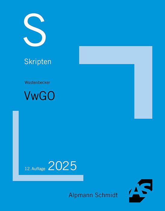 Produktbild: Skript VwGO