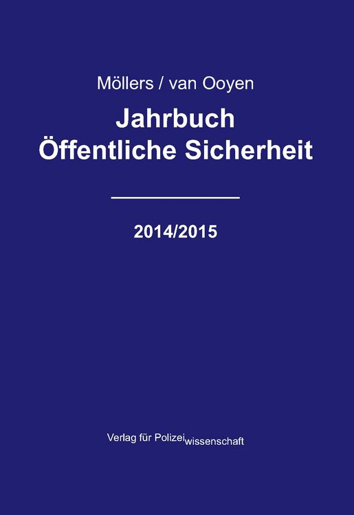 Produktbild: Jahrbuch &Ouml;ffentliche Sicherheit - 2014/2015
