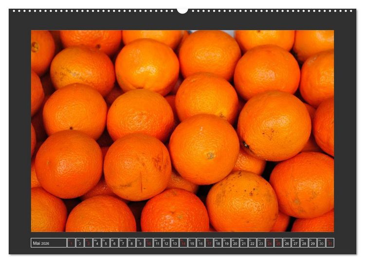 Produktbild: Obst + Gem&uuml;se (hochwertiger Premium Wandkalender 2026 DIN A2 quer), Kunstdruck in Hochglanz