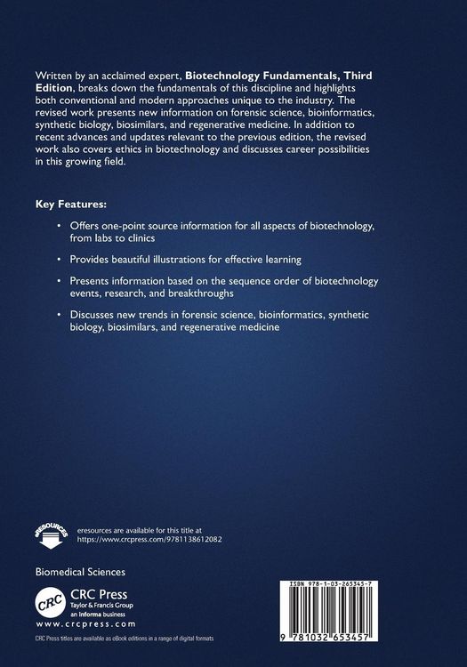 Produktbild: Biotechnology Fundamentals Third Edition