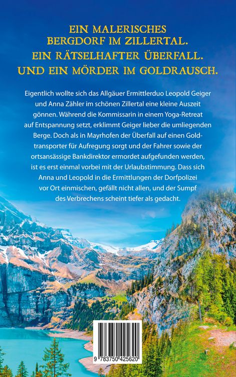 Produktbild: Goldtransport und Stauseemord