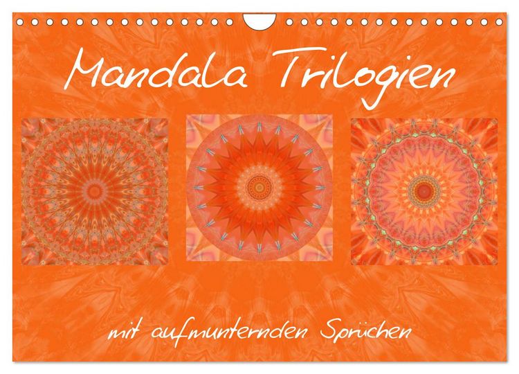 Produktbild: Mandala Trilogien (Wandkalender 2026 DIN A4 quer), CALVENDO Monatskalender