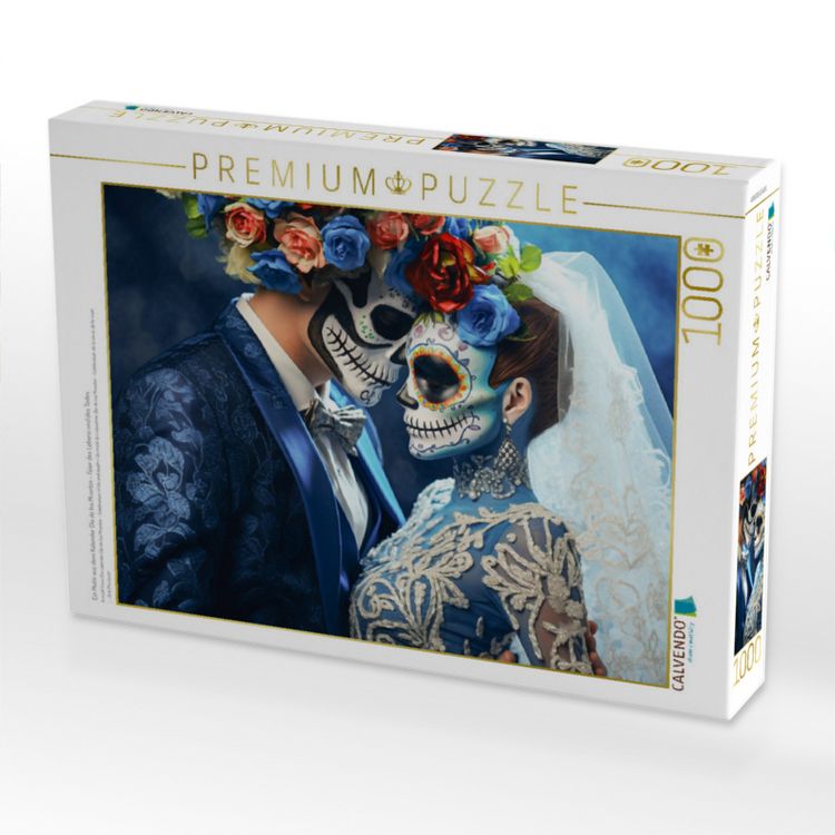 Produktbild: CALVENDO Puzzle Ein Motiv aus dem Kalender Dia de los Muertos - Feier des Lebens und des Todes | 1000 Teile Lege-Gr&ouml;&szlig;e 64x48cm Foto-Puzzle f&uuml;r gl&uuml;ckliche Stunden
