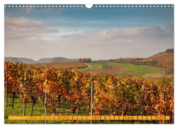 Produktbild: Indian Summer in Baden-W&uuml;rttemberg (Wandkalender 2026 DIN A3 quer), CALVENDO Monatskalender