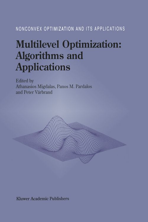 Produktbild: Multilevel Optimization: Algorithms and Applications
