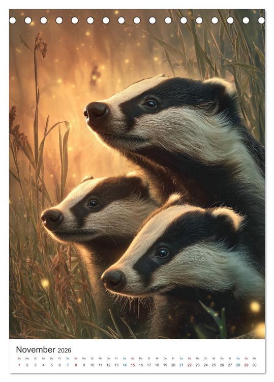 Produktbild: Wild und Wundervoll (Tischkalender 2026 DIN A5 hoch), CALVENDO Monatskalender