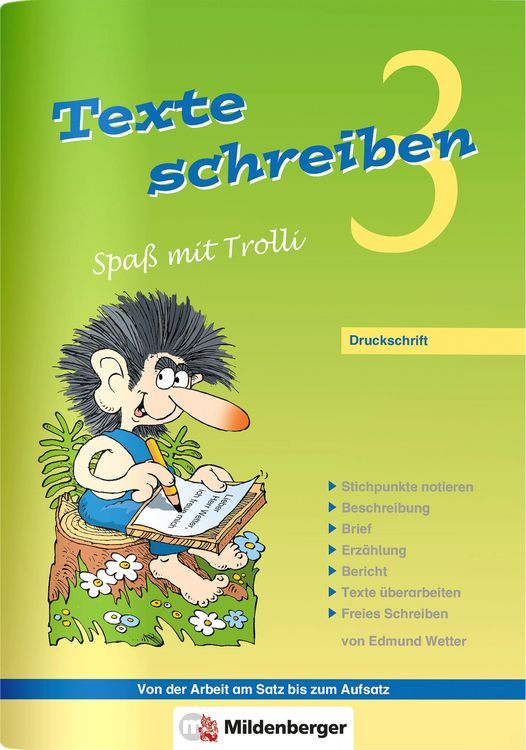 Produktbild: Texte schreiben &ndash; Spa&szlig; mit Trolli 3, Druckschrift