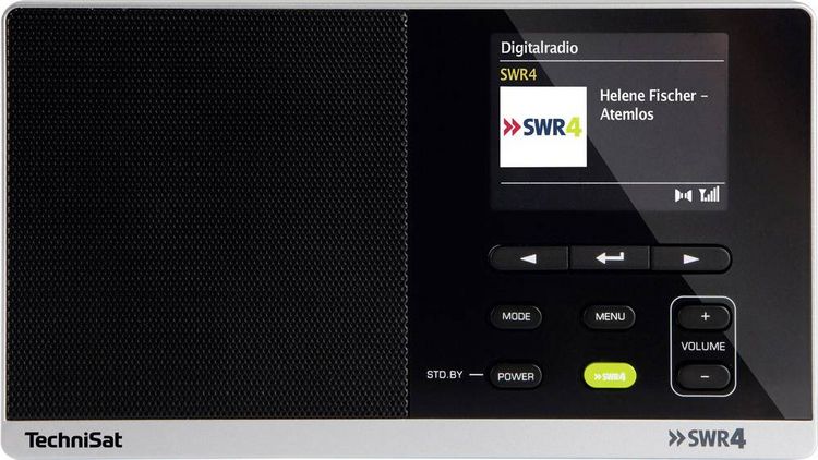 Produktbild: TechniSat DigitRadio 215 SWR 4 - Edition Kofferradio DAB+, UKW Schwarz