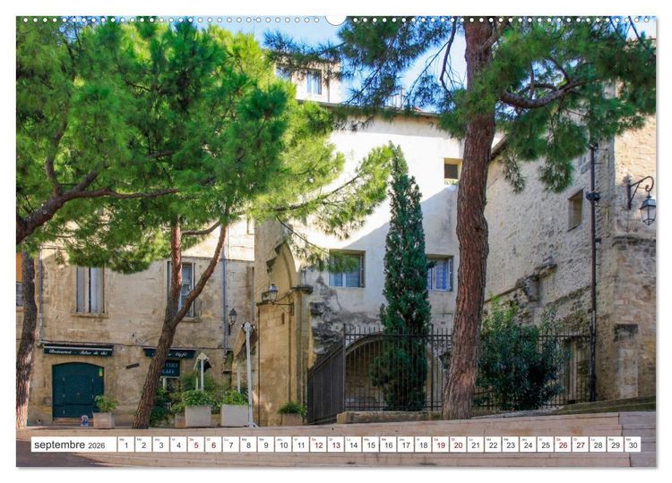Produktbild: Montpellier - Escapades en ville et aux alentours (Calendrier mural 2026 DIN A2 vertical) calendrier de bureau