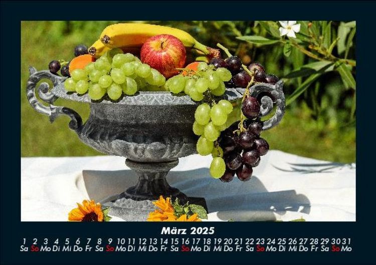 Produktbild: Obstkalender 2025 Fotokalender DIN A5