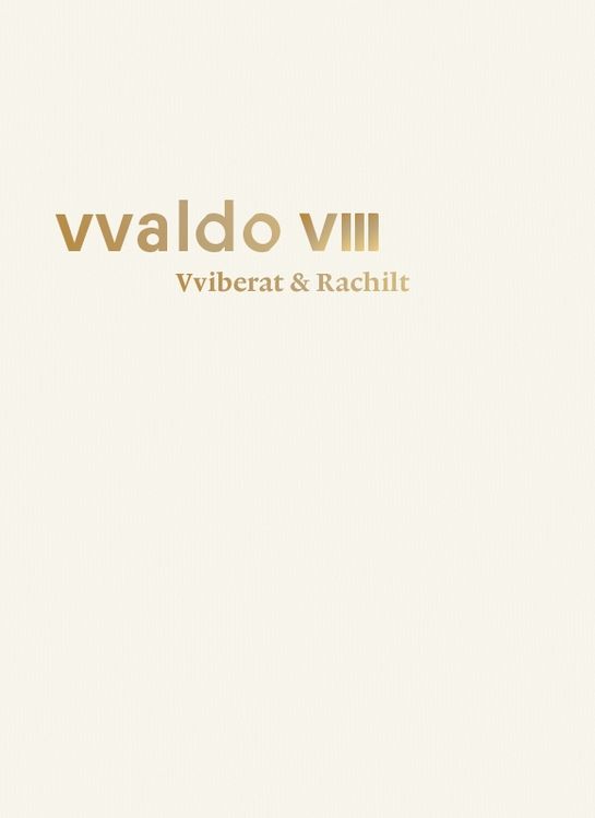 Produktbild: Vviberat & Rachilt (vvaldo VIII)