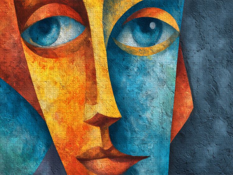 Produktbild: CALVENDO Puzzle Picasso-Cubismus | 1000 Teile Lege-Gr&ouml;&szlig;e 64x48cm Foto-Puzzle f&uuml;r gl&uuml;ckliche Stunden