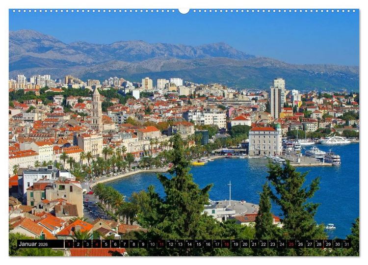 Produktbild: Split Metropole Dalmatiens (Wandkalender 2026 DIN A2 quer), CALVENDO Monatskalender