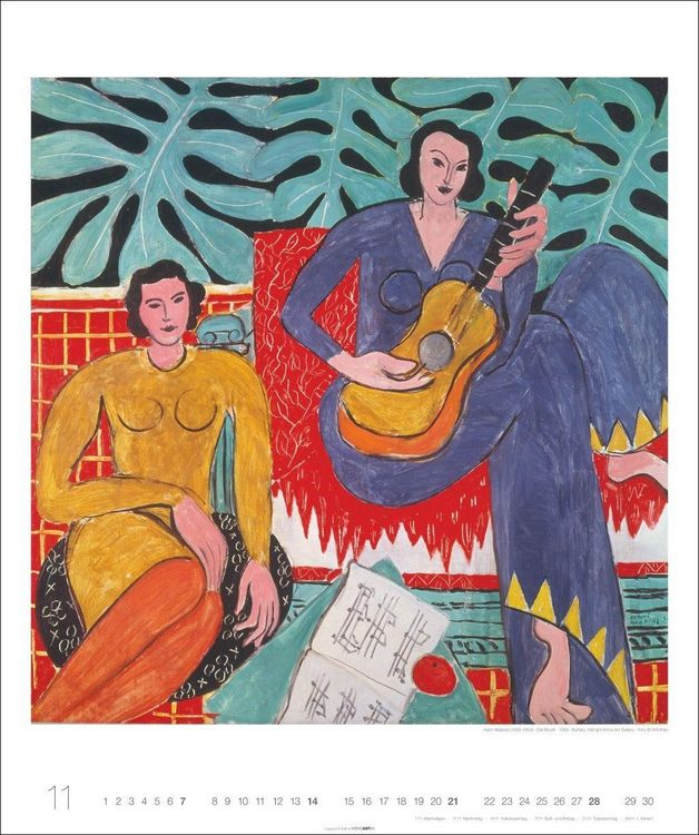 Produktbild: Henri Matisse Edition Kalender 2027