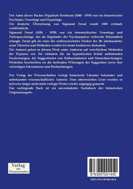 Produktbild: Die Suggestion und Ihre Heilwirkung