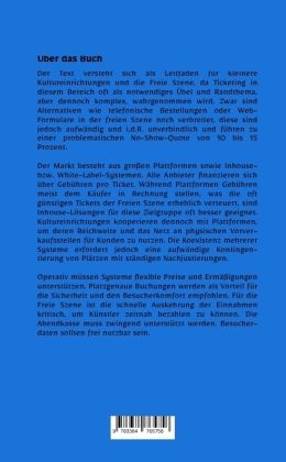 Produktbild: Ticketing f&uuml;r kleinere Kultureinrichtungen und die Freie Szene