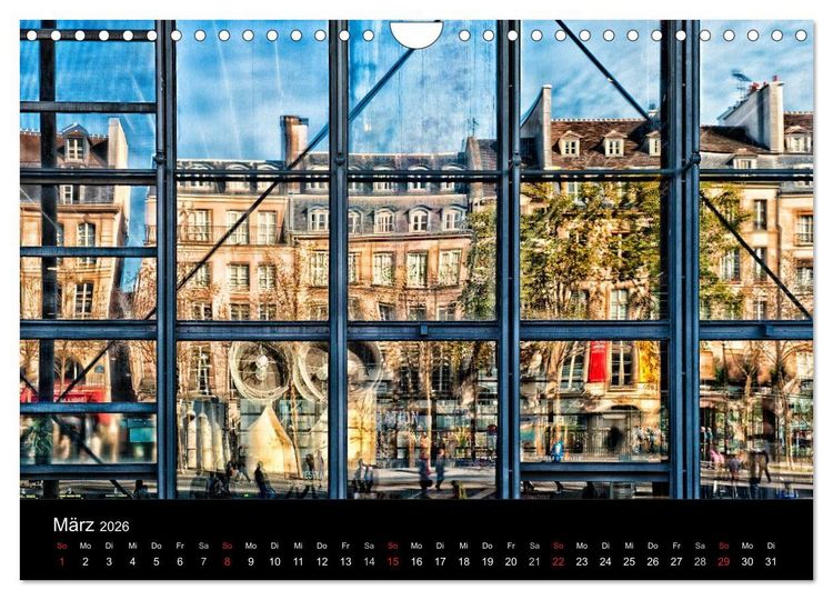 Produktbild: Paris - Impressionen einer Weltstadt (Wandkalender 2026 DIN A4 quer), CALVENDO Monatskalender