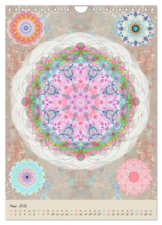Produktbild: MANDALAS DES LICHTS (Wandkalender 2026 DIN A4 hoch), CALVENDO Monatskalender