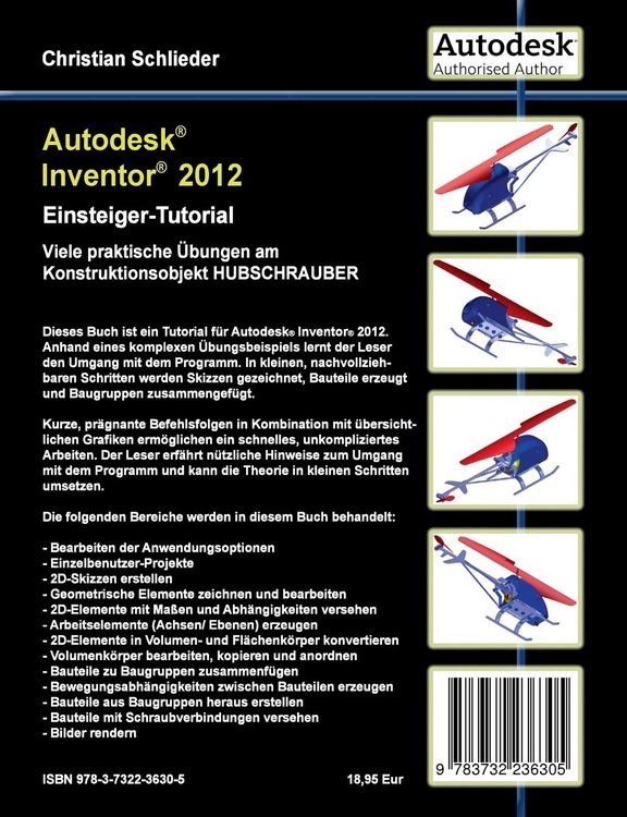 Produktbild: Autodesk Inventor 2012 - Einsteiger-Tutorial