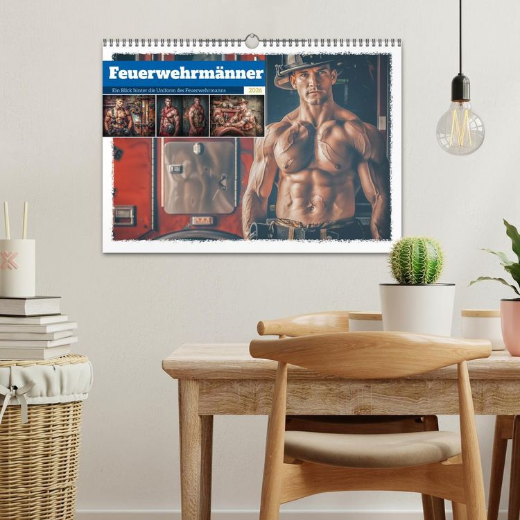 Produktbild: Feuerwehrm&auml;nner (Wandkalender 2026 DIN A3 quer), CALVENDO Monatskalender