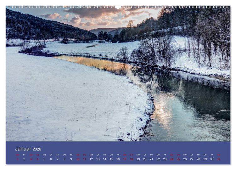 Produktbild: Sch&ouml;ne Aussichten in die Fr&auml;nkische Schweiz (hochwertiger Premium Wandkalender 2026 DIN A2 quer), Kunstdruck in Hochglanz