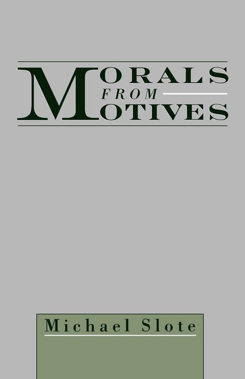 Produktbild: Morals from Motives