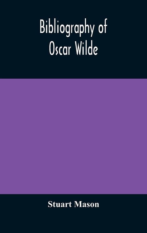 Produktbild: Bibliography Of Oscar Wilde