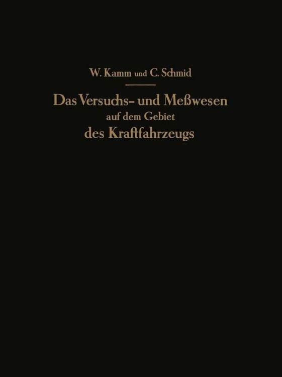 Produktbild: Das Versuchs- und Me&szlig;wesen auf dem Gebiet des Kraftfahrzeugs