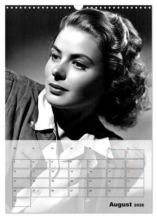 Produktbild: Filmstars der goldenen Leinwandjahre (Wandkalender 2026 DIN A3 hoch), CALVENDO Monatskalender
