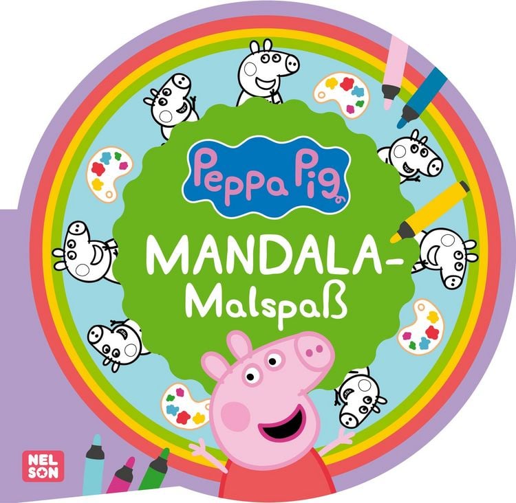 Produktbild: Peppa Wutz Ausmalbilder: MANDALA Malspa&szlig;