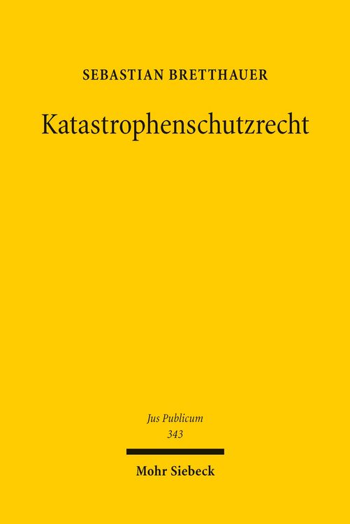 Produktbild: Katastrophenschutzrecht