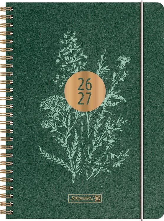 Produktbild: Sch&uuml;lerkalender 2026/2027 "Botanical" | A5, Karton