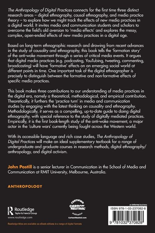 Produktbild: The Anthropology of Digital Practices