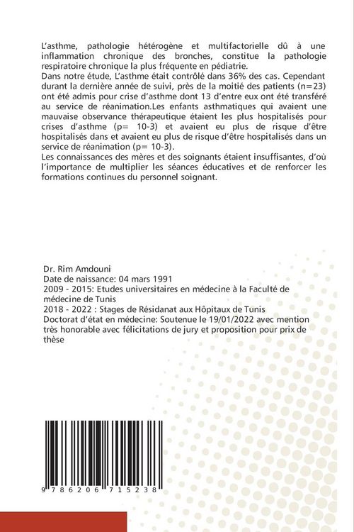 Produktbild: L'asthme de l'enfant