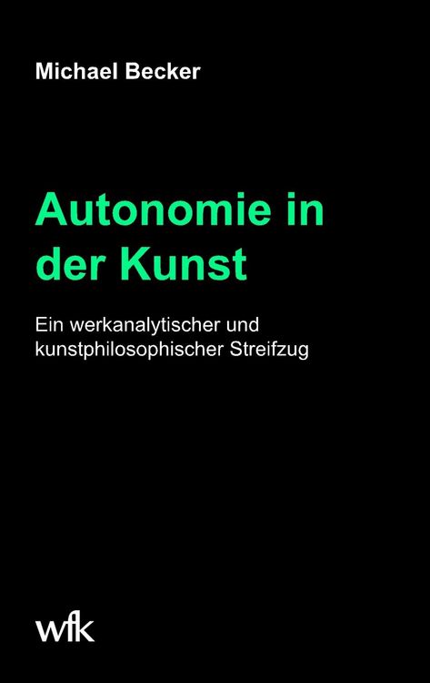 Produktbild: Autonomie in der Kunst