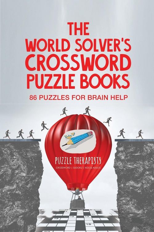 Produktbild: The World Solver's Crossword Puzzle Books | 86 Puzzles for Brain Help