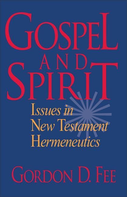 Produktbild: Gospel and Spirit - Issues in New Testament Hermeneutics