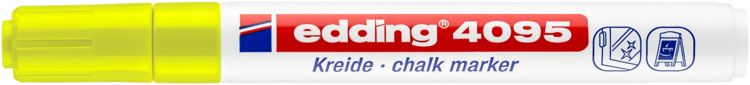 Produktbild: edding Kreidemarker 4095 neongelb 2-3mm